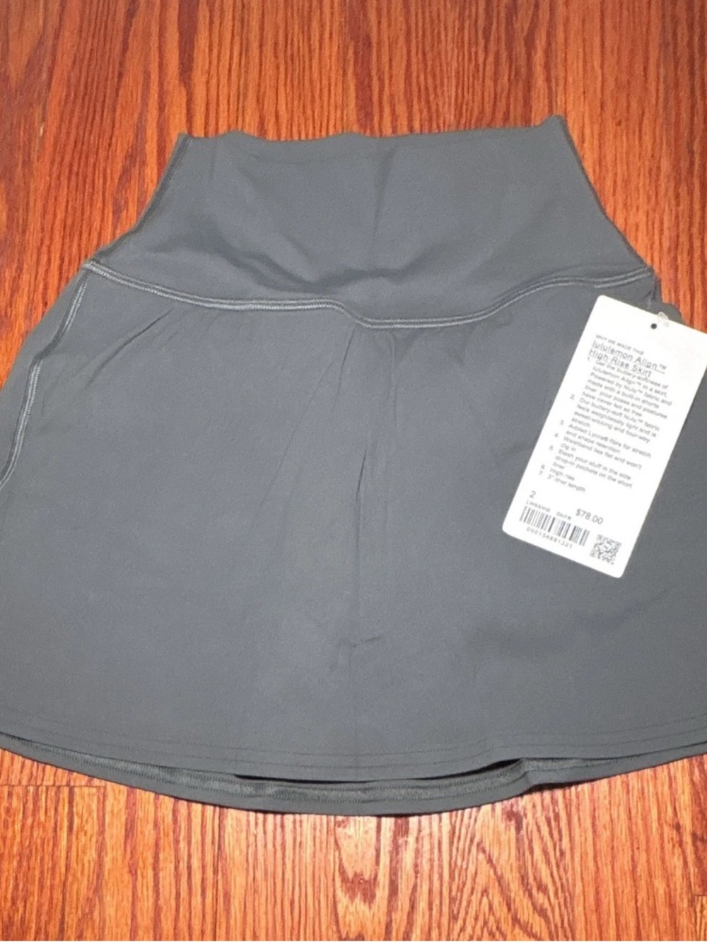 NWT lululemon athletica Dark Forrest High Rise Align Skirt Size 2 - Picture 2 of 5